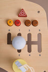 Houten activiteitenbord - Auto