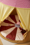 Circus speelkleed - Rood (112 cm)