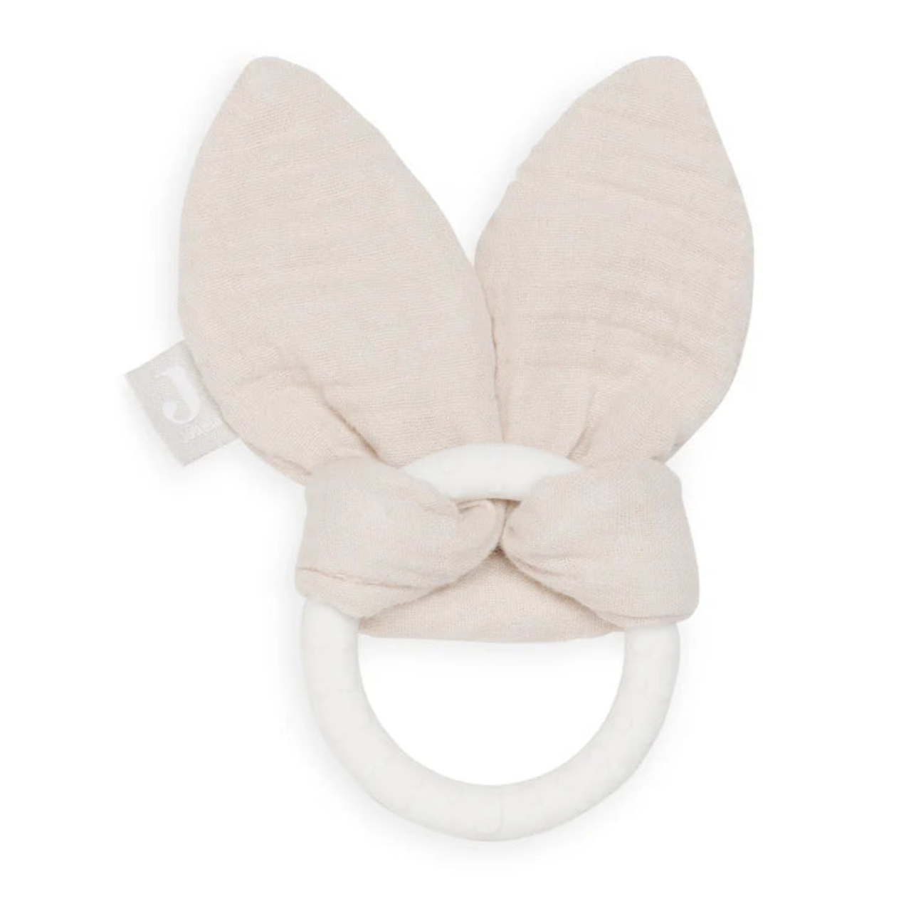 Siliconen bijtring Bunny - Nougat