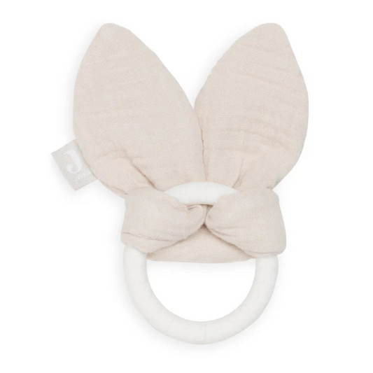 Silicone teething ring Bunny - Nougat