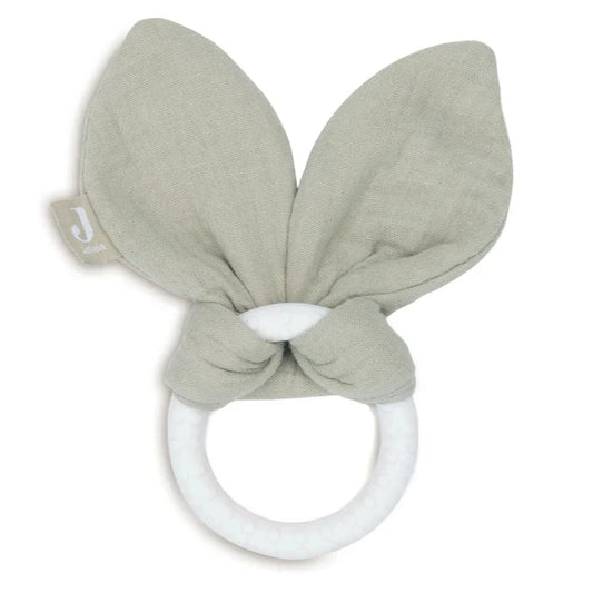 Silicone teething ring Bunny - Nougat