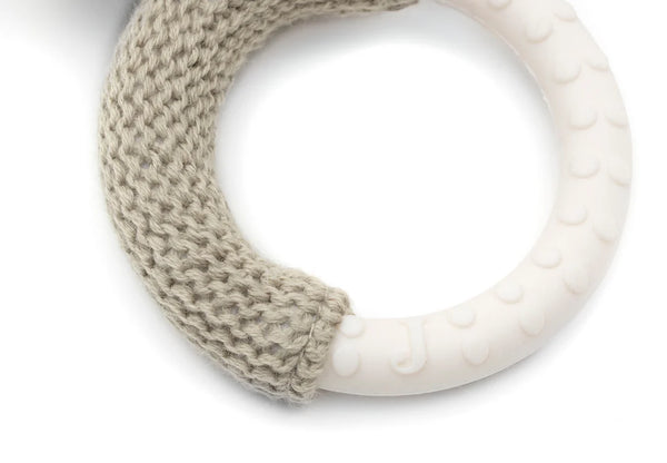 Siliconen bijtring - Fox Olive Green