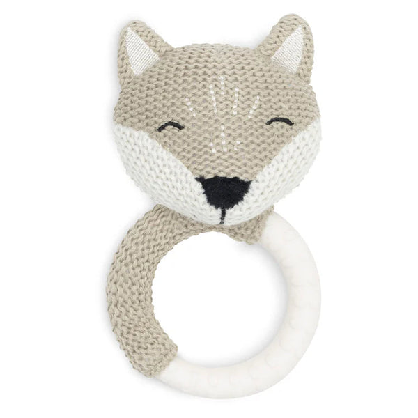 Siliconen bijtring - Fox Olive Green