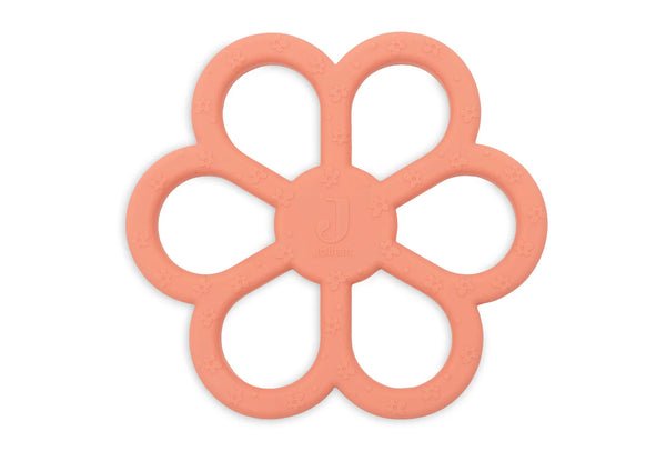 Bijtring Siliconen Flower Coral