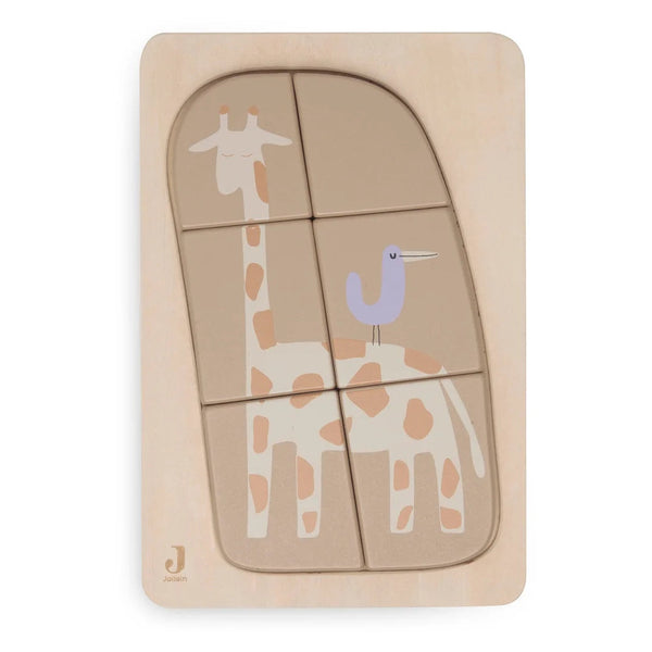 Houten Puzzel - Giraffe