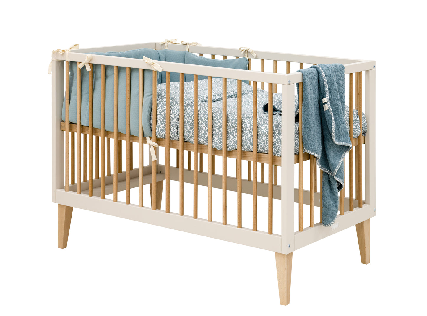 Bopita Amira bed 60x120 - Dune/Naturel