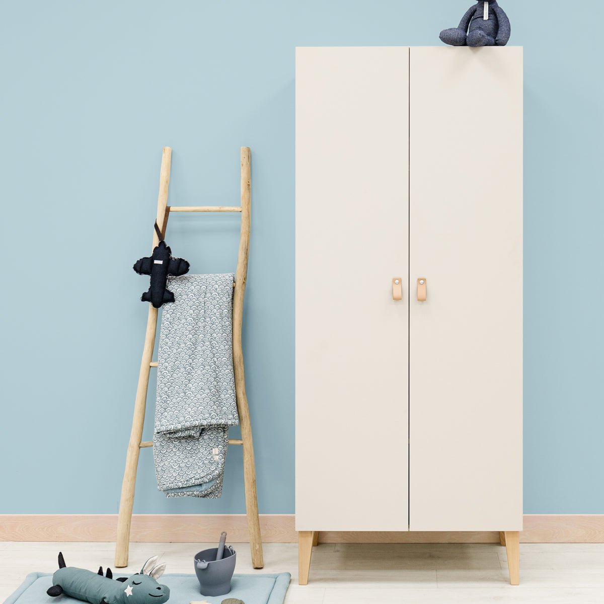 Bopita Corsica 2-door wardrobe - White