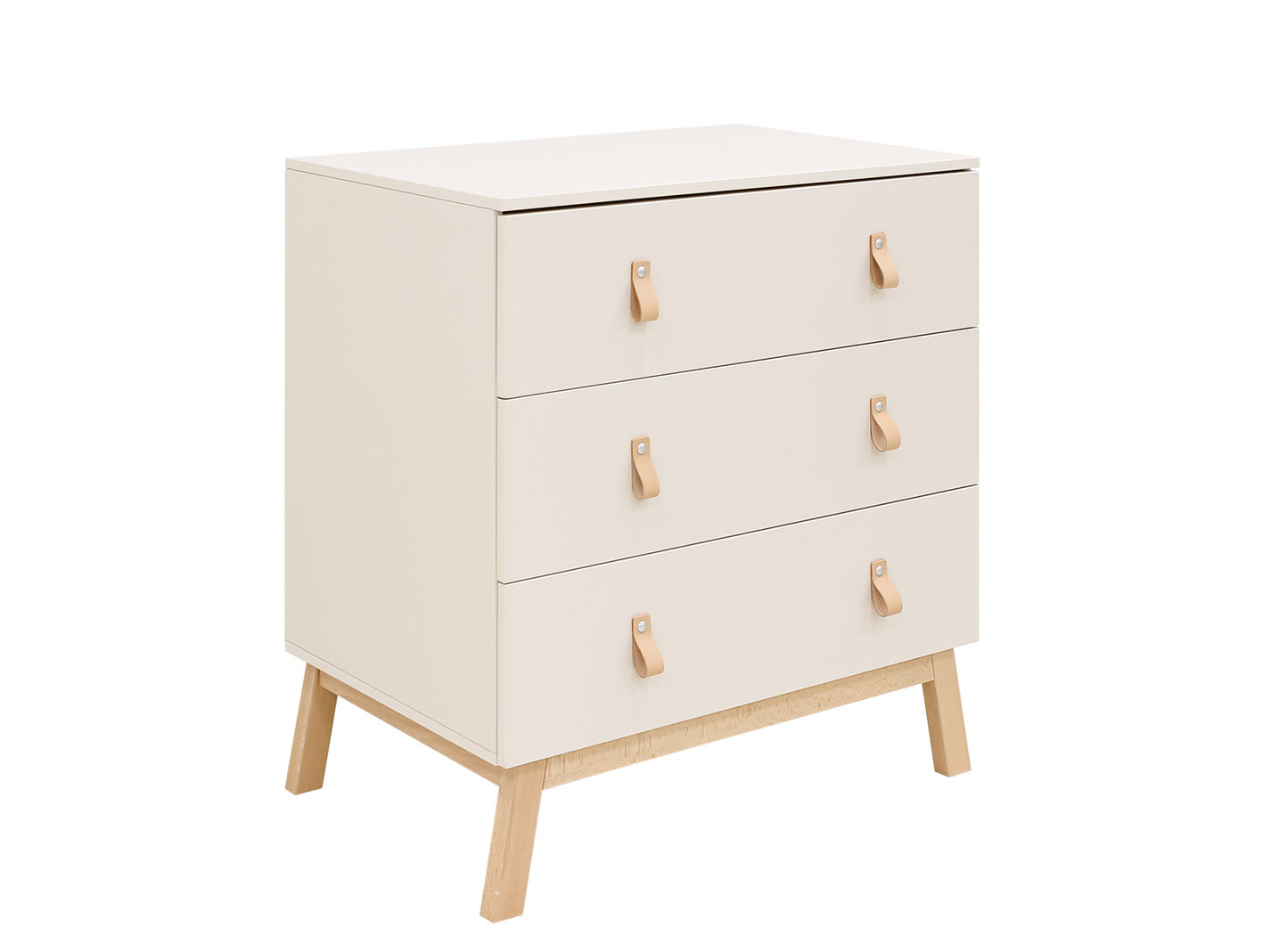 Bopita Lines chest of drawers with 3 drawers - Dune/Natural