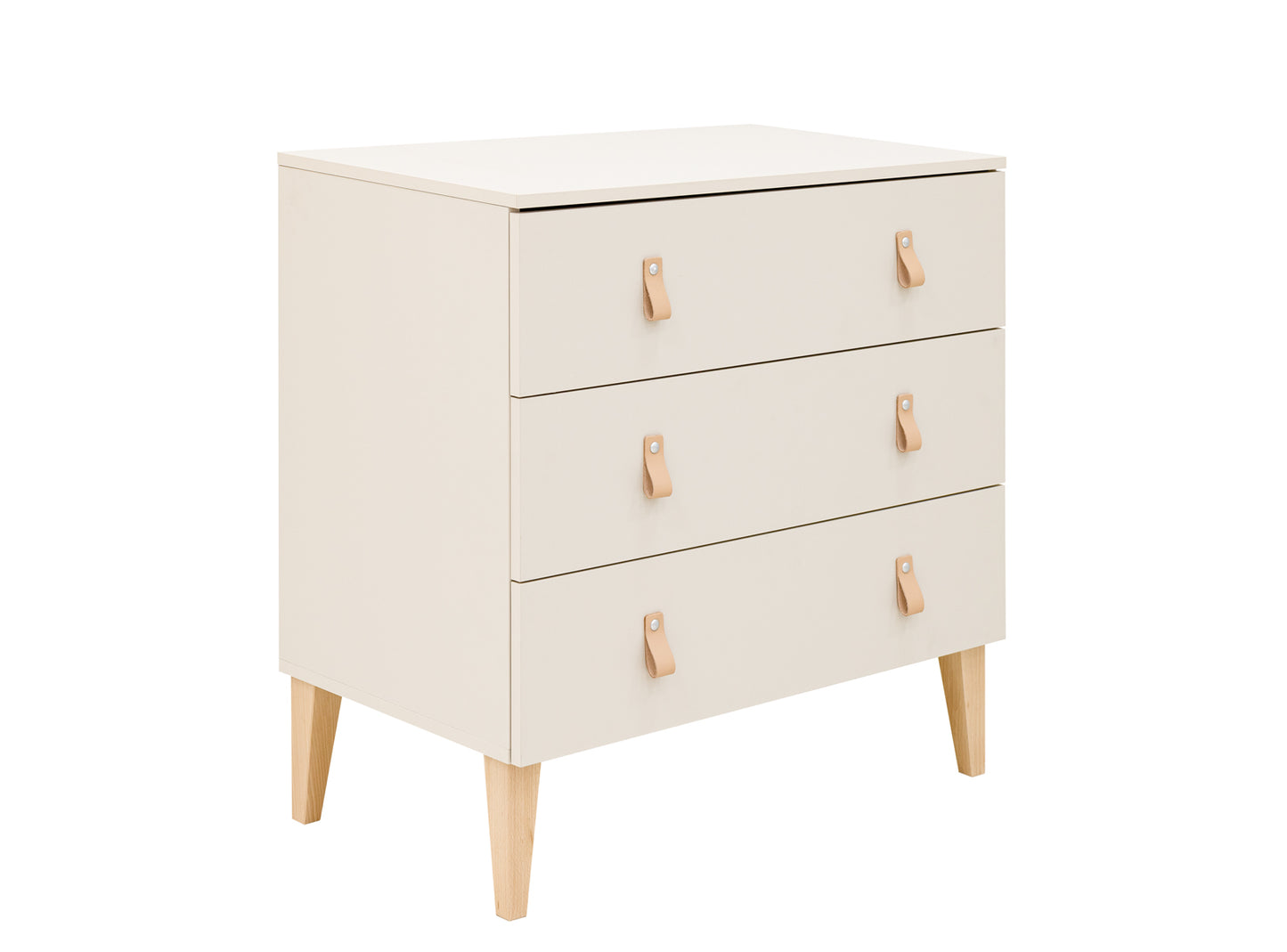 Bopita Amira commode met 3 laden - Dune/Naturel