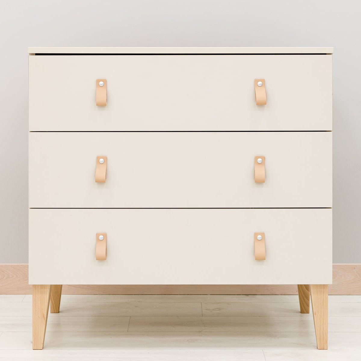 Bopita Amira commode met 3 laden - Dune/Naturel