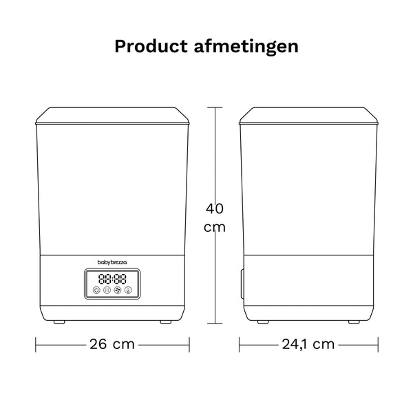 Babyfles sterilisator & droger Pro - Black