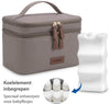 Luxe geïsoleerde kolftas met koelelement - Taupe