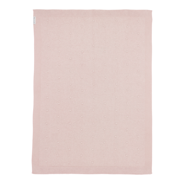 Deken Mini Knots (100x150) - Soft Pink