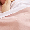 Deken Mini Knots (100x150) - Soft Pink