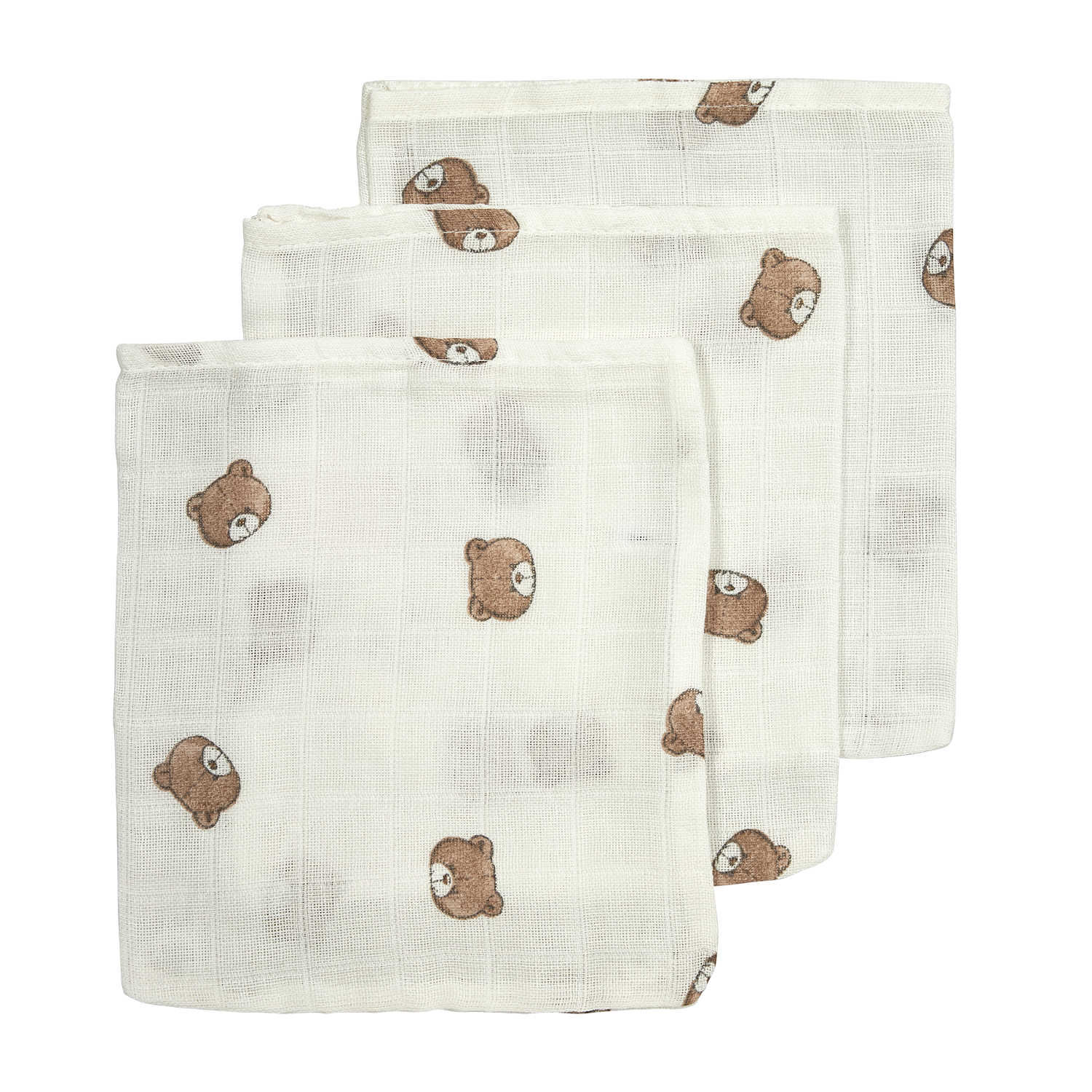 Hydrofiele washandjes 3-pack - Bear
