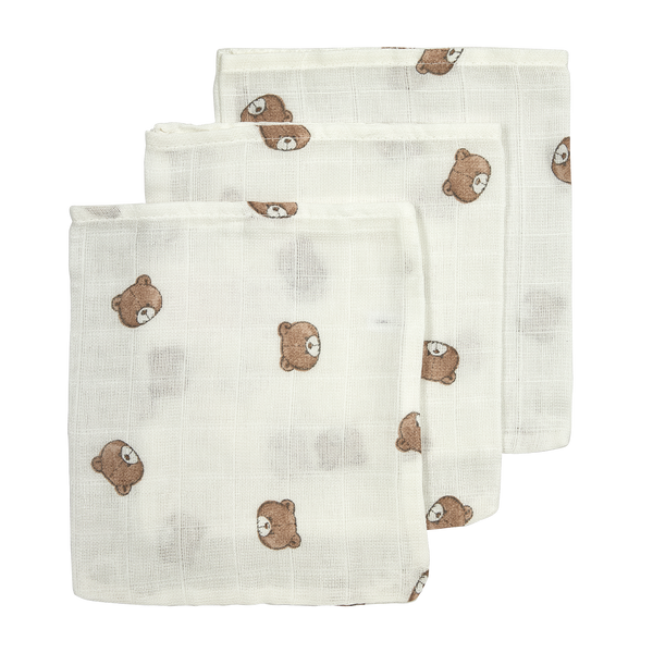 Hydrofiele washandjes 3-pack - Bear