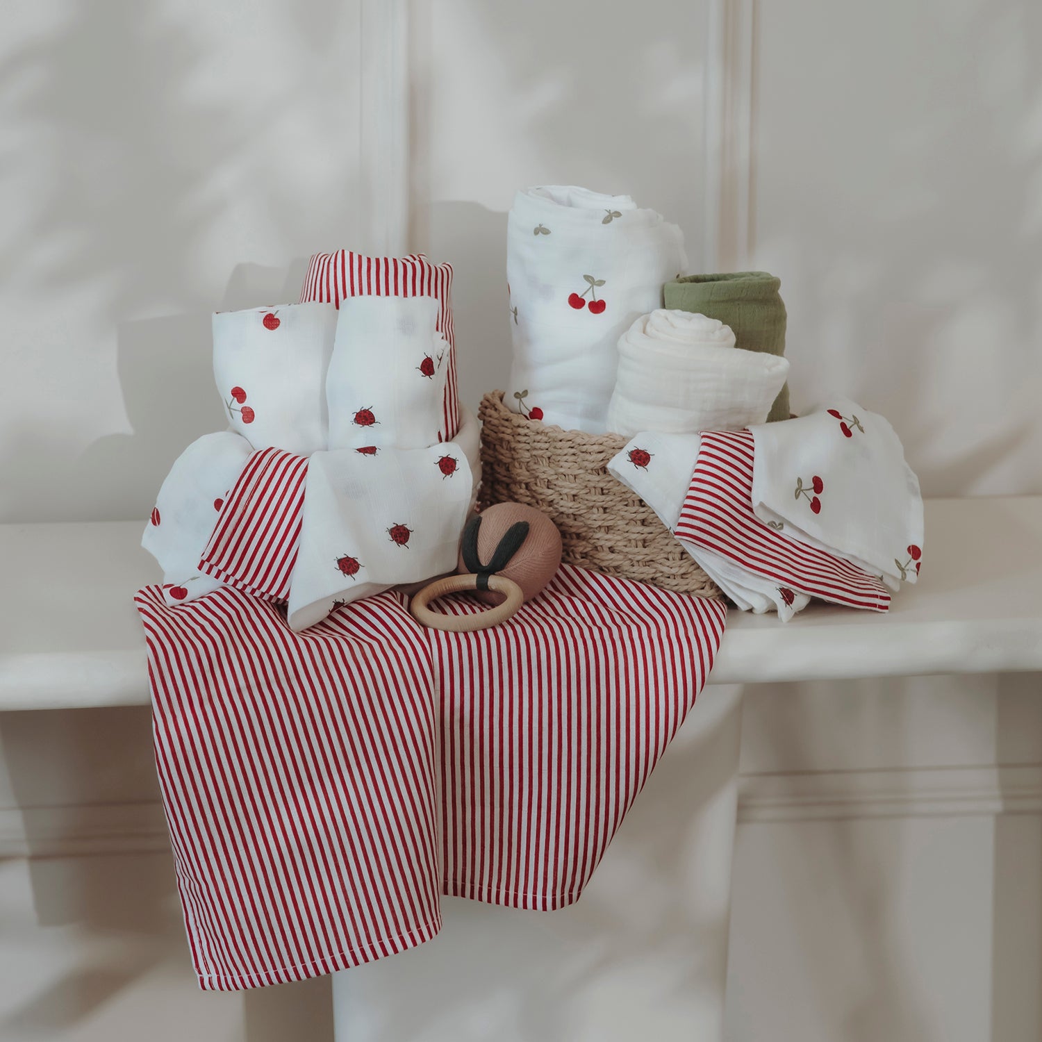 Hydrofiele monddoekjes 3-pack - Girly Garden