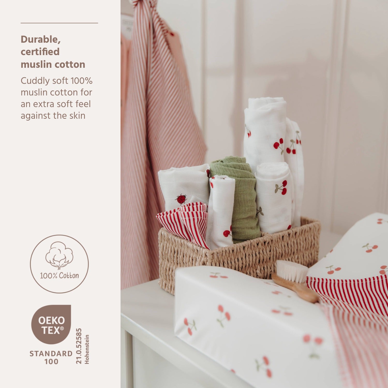 Hydrofiele doeken 3-pack 70x70 cm - Girly Garden