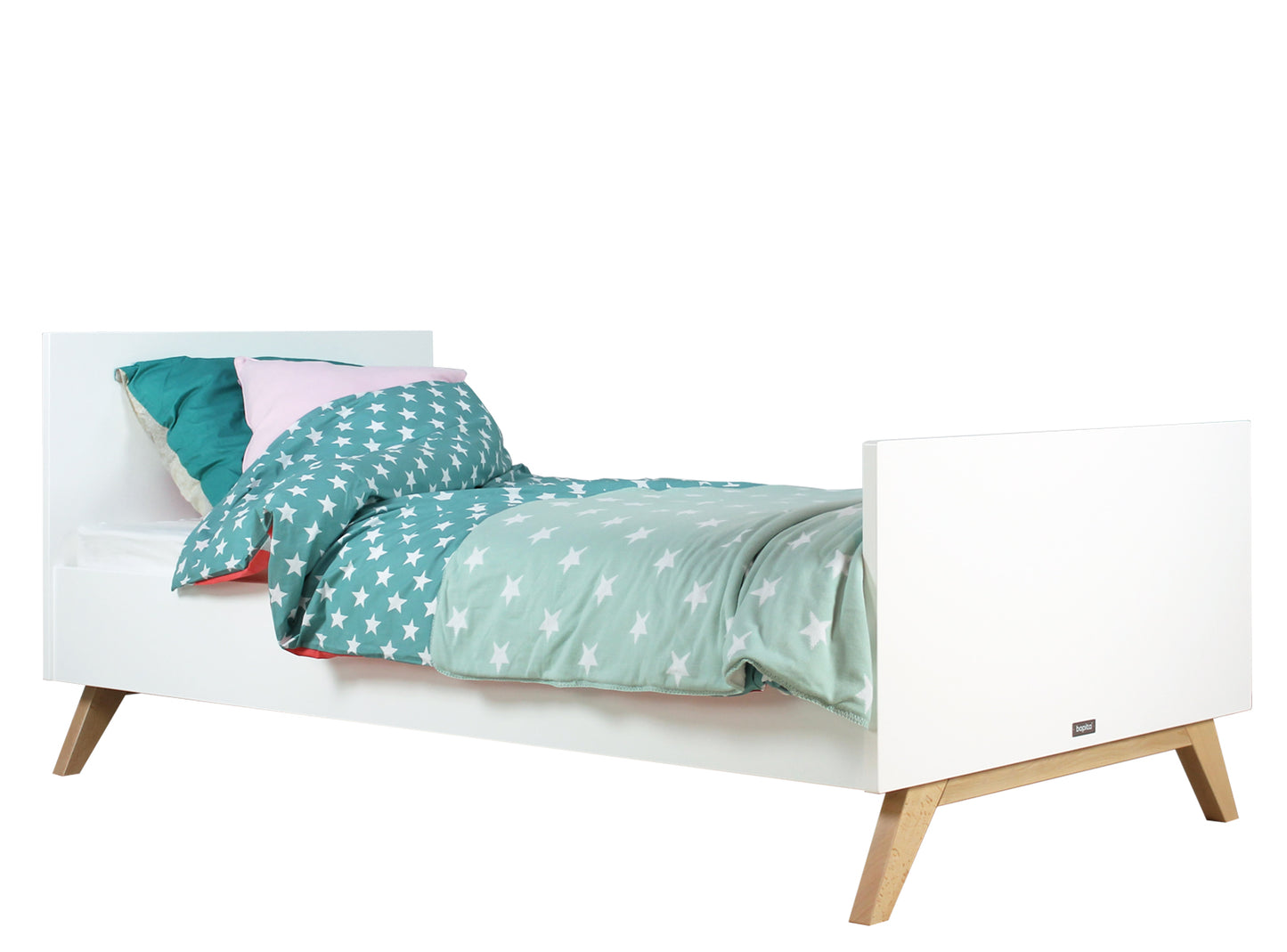 Bopita 3-piece children's room Lynn (bed, bedside table and 3-door cabinet)