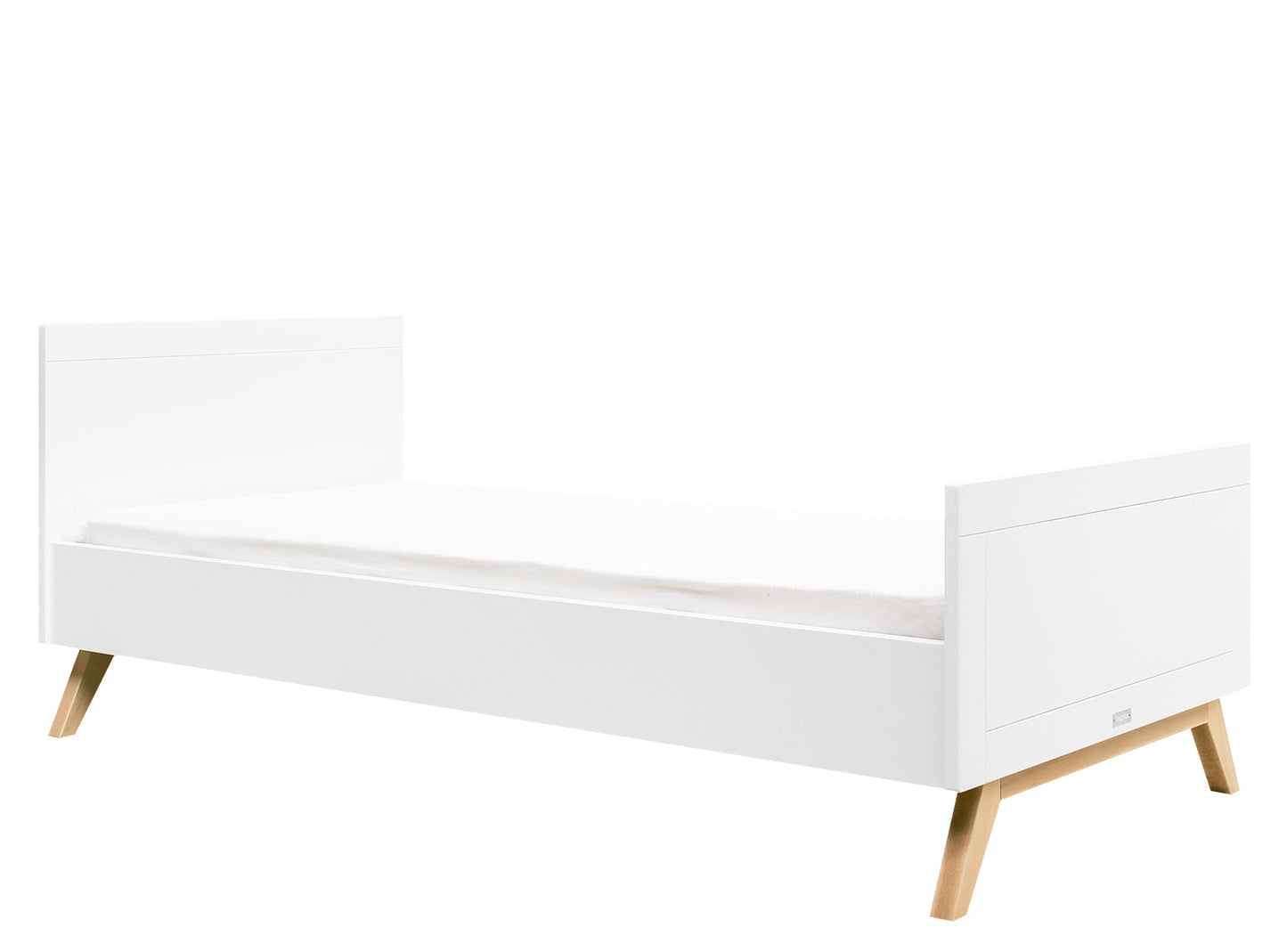 Bopita Fenna bed 90x200 - Wit/Naturel