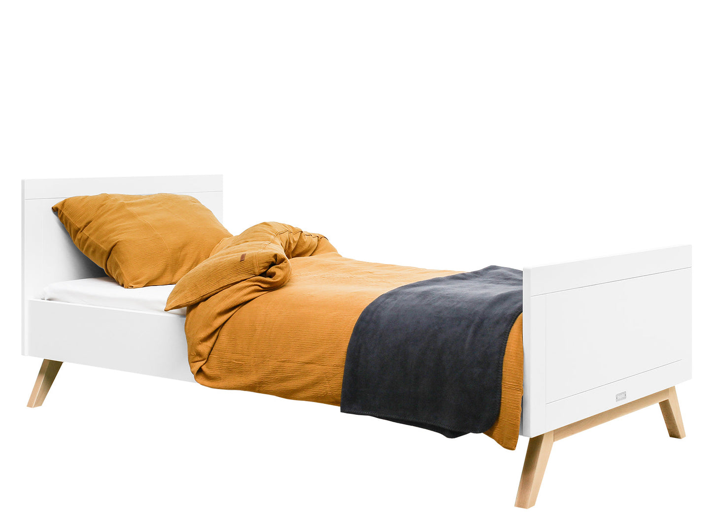 Bopita Fenna bed 90x200 - Wit/Naturel