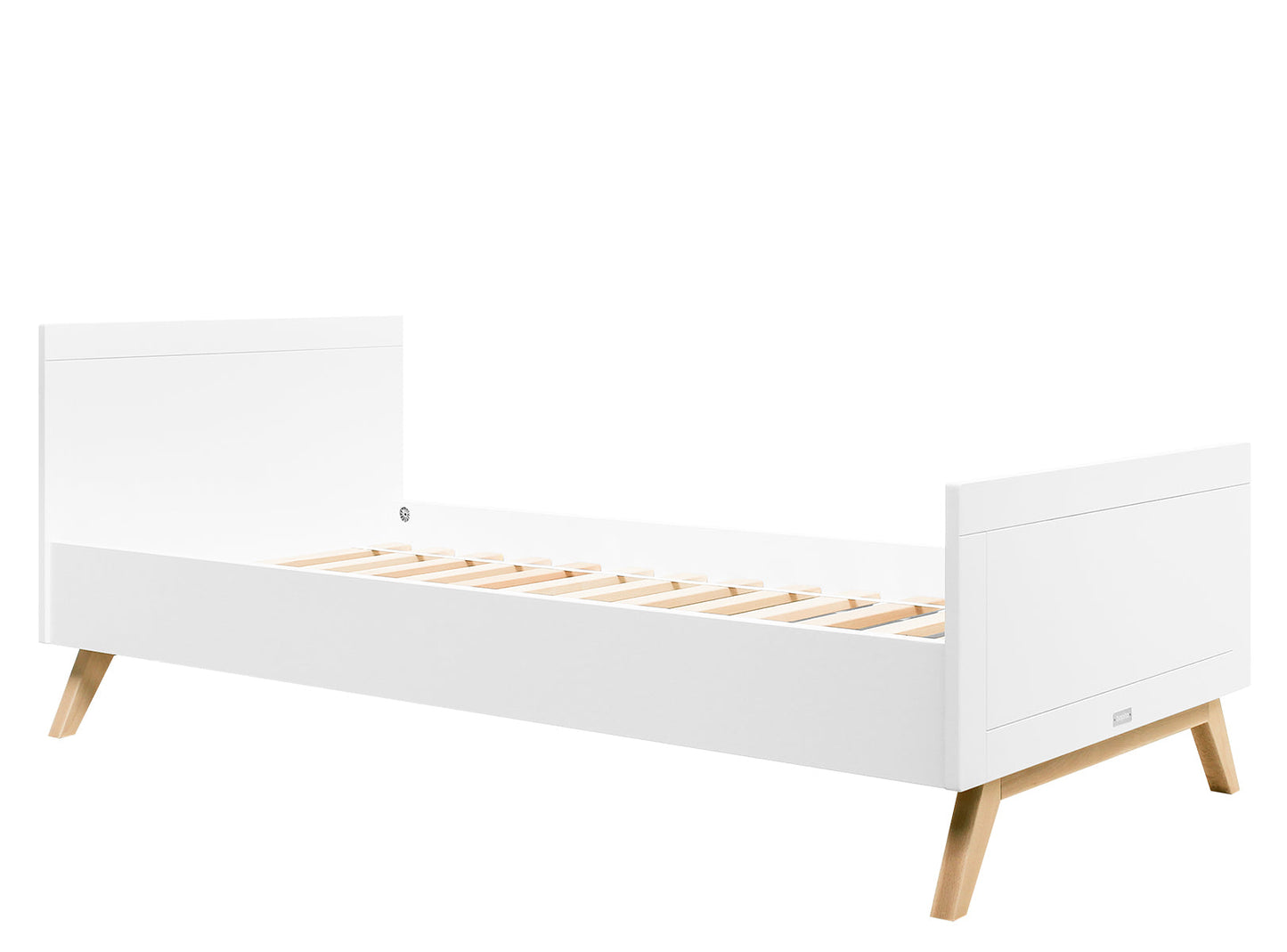 Bopita Fenna bed 90x200 - White/Natural or Grey/Natural