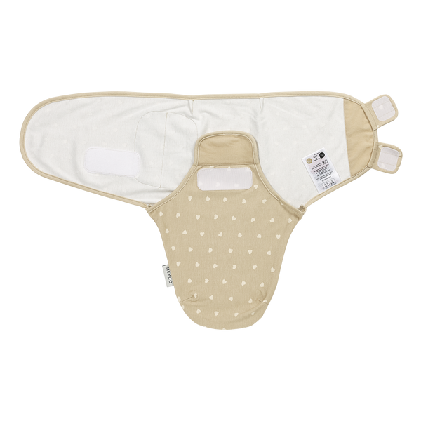 Swaddle 0 - 3 maanden - Sweet Heart Soft Sand