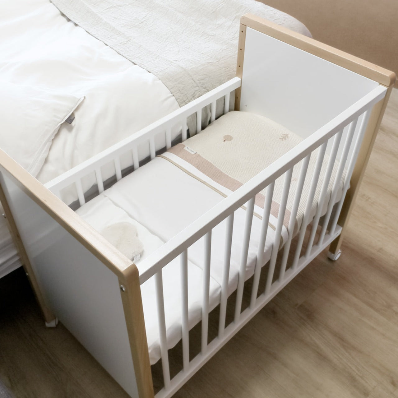 Bopita Co-sleeper Flo - White/natural