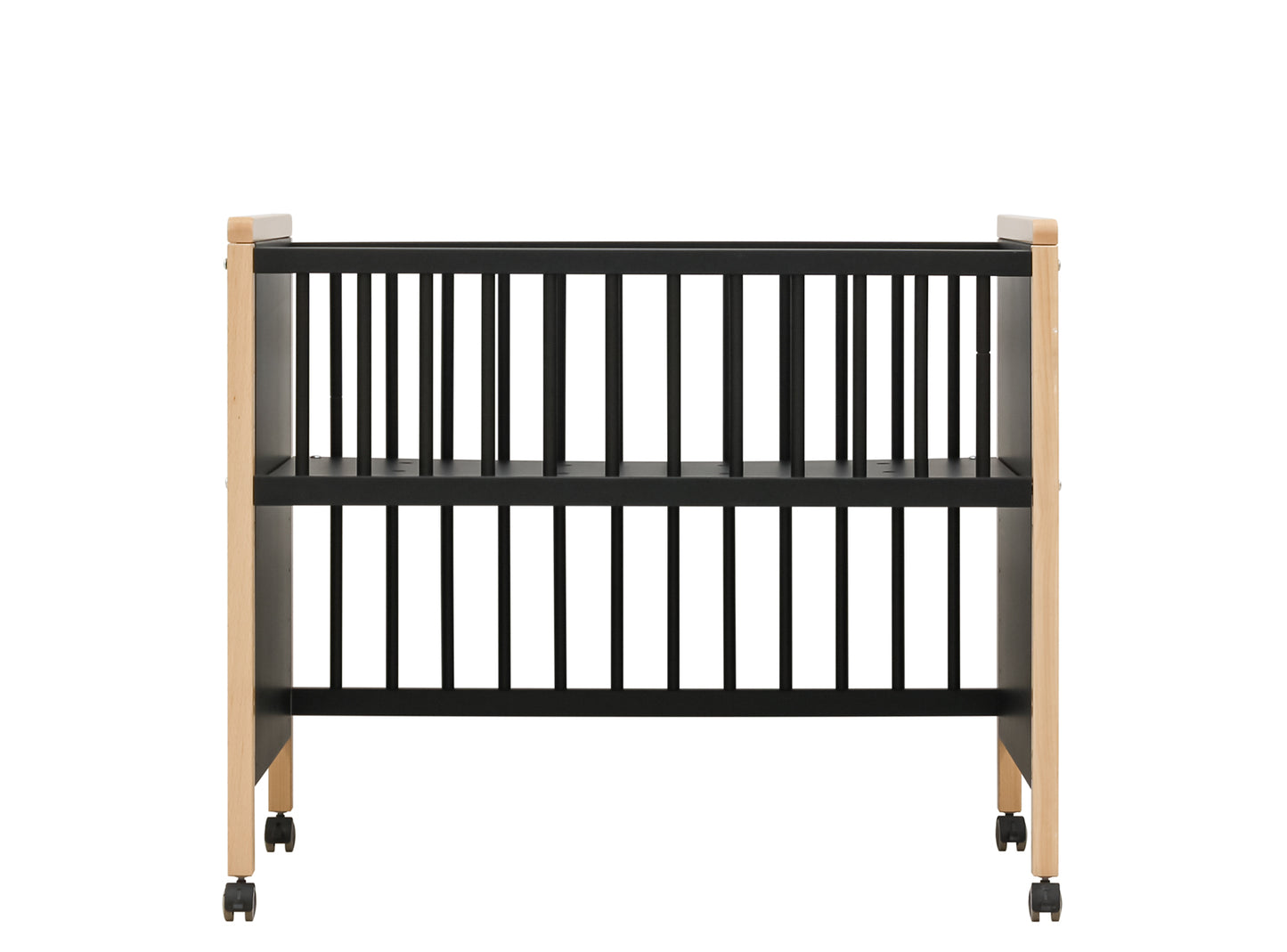 Bopita Co-sleeper Flo - Matte black/natural