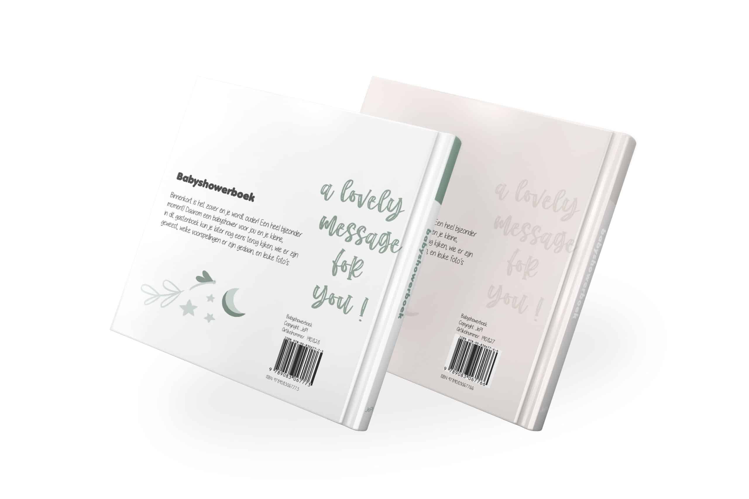 Babyshower invulboek