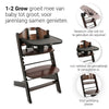 Novi Baby 1-2 Grow Kinderstoel - Walnut/Hazel