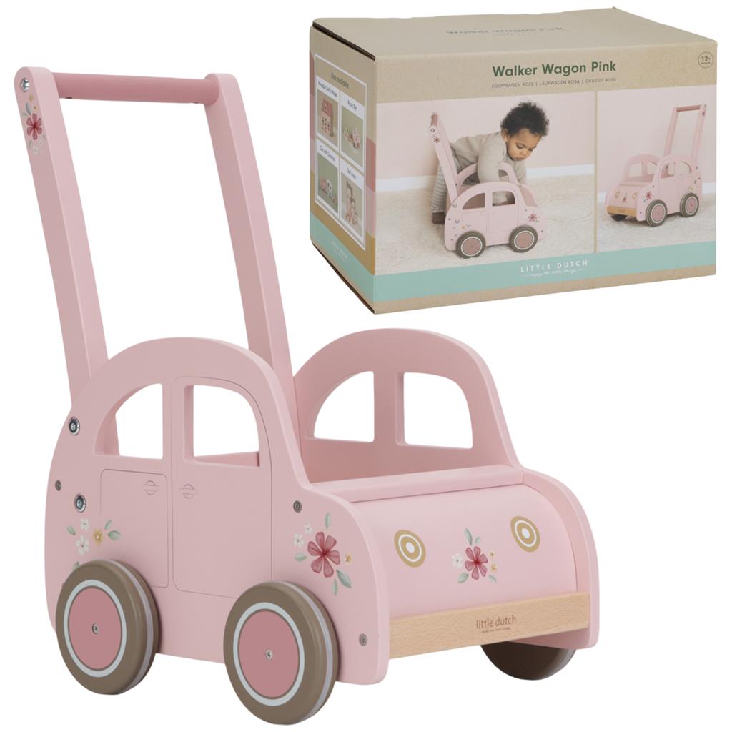 Loopwagen Roze