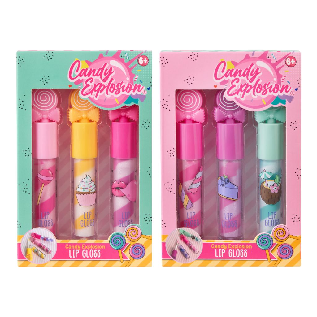 3-pack Lip Gloss Candy Explosion