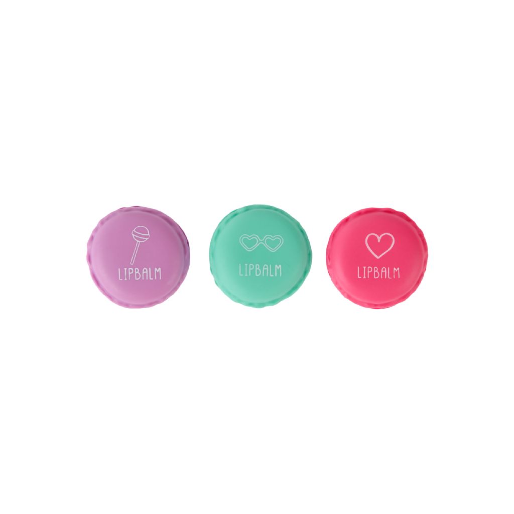 Candy Lip Balm Macaron 3-Pack