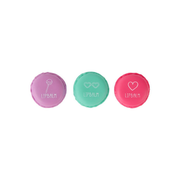 Candy Lip Balm Macaron 3-Pack