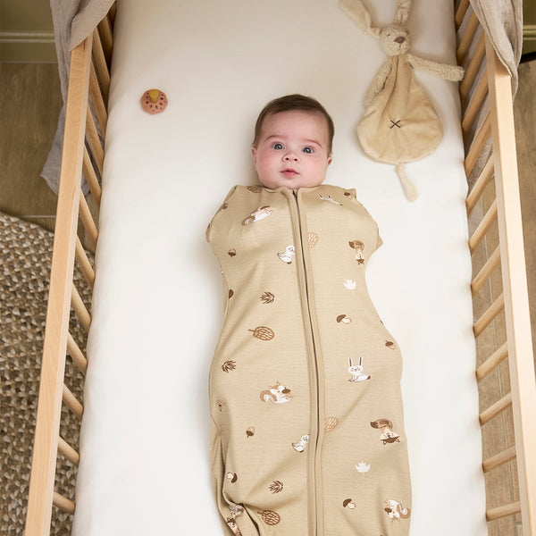 Cocoon swaddle sleeping bag - Sand Branches