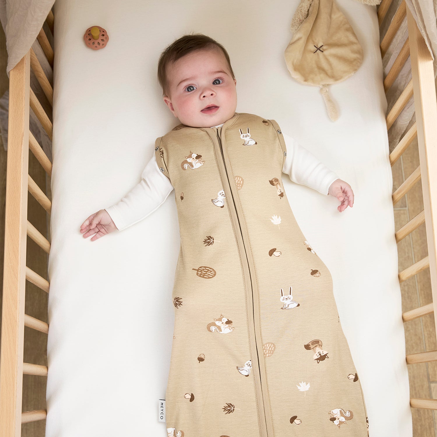 Cocoon swaddle sleeping bag - Sand Branches