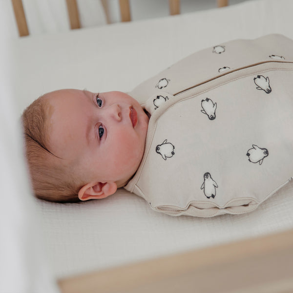 Cocoon swaddle sleeping bag - Sand Branches