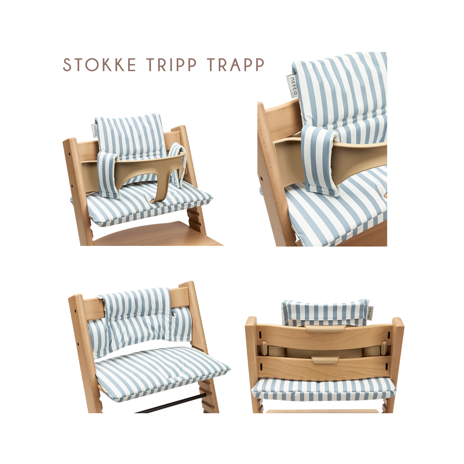 Stoelverkleiner - Fat Stripe Jeans Blue
