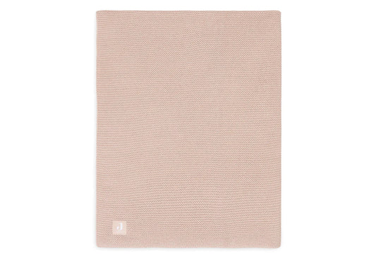 Crib blanket Basic Knit (100x150 cm) - Wild Rose