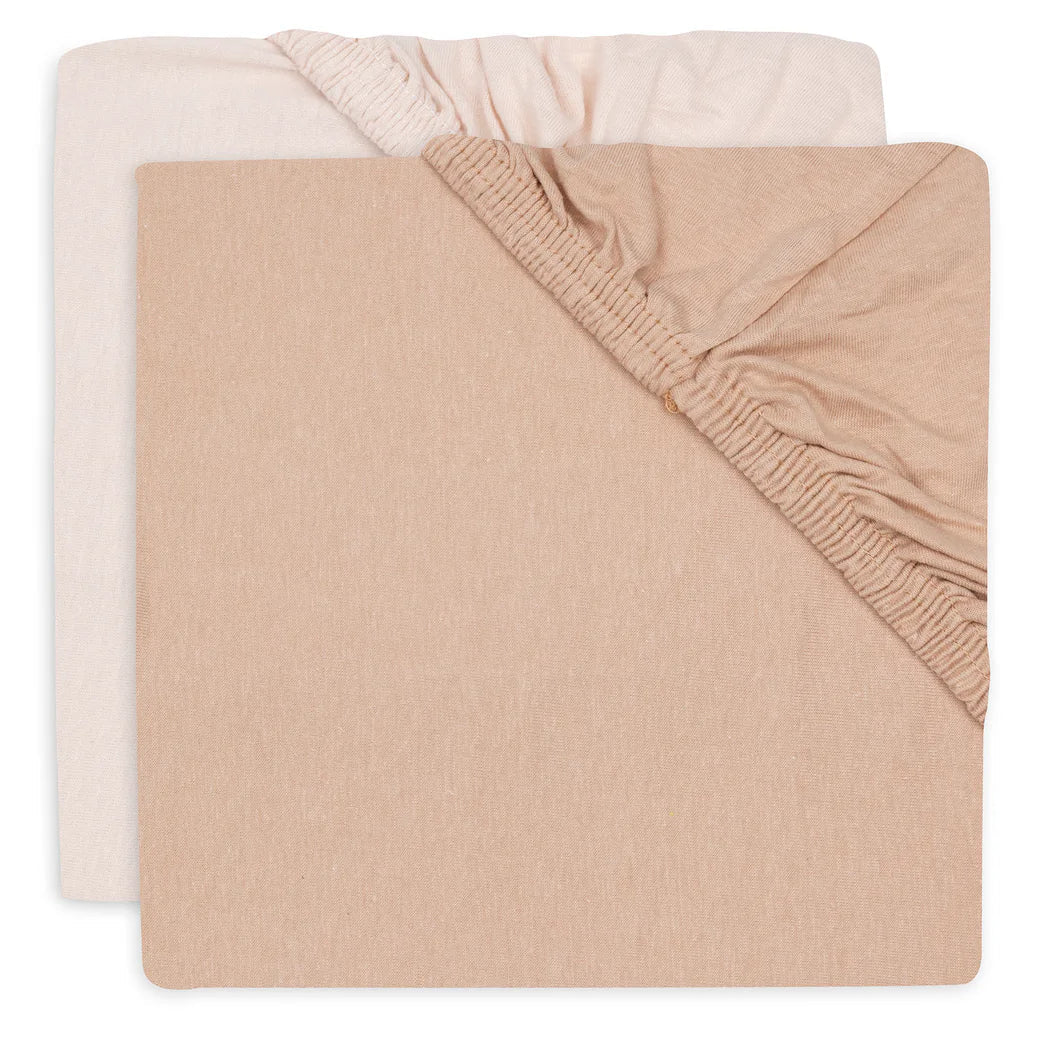 2-pack hoeslakens 60x120 - Blush/Wild Rose