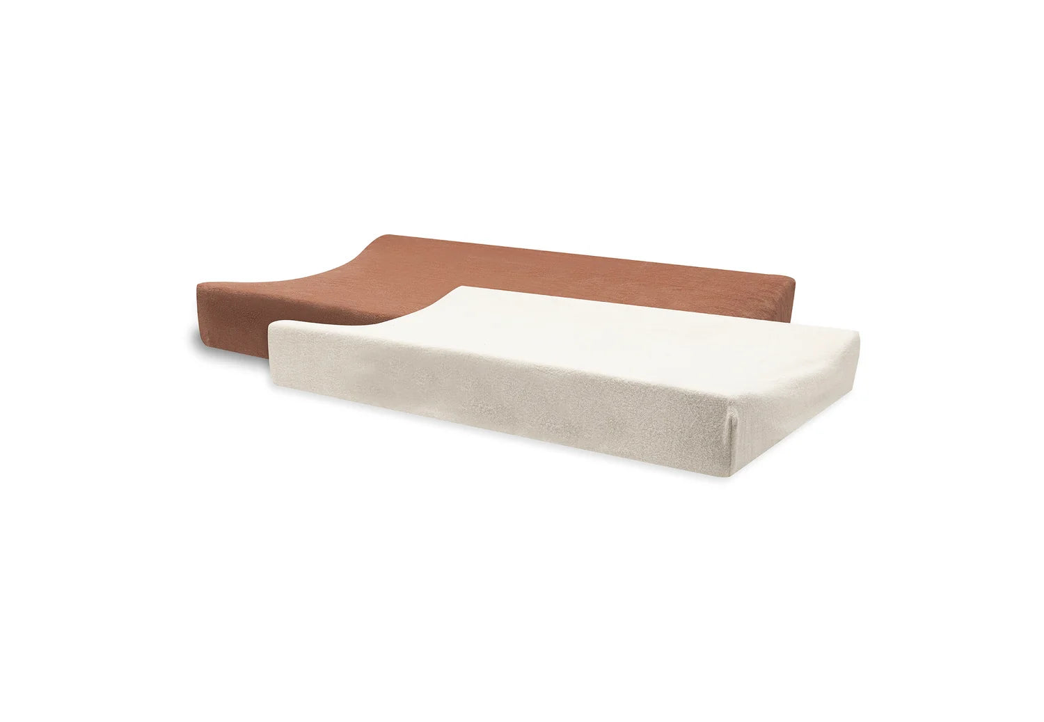 2-pack aankleedkussenhoes badstof - div kleuren
