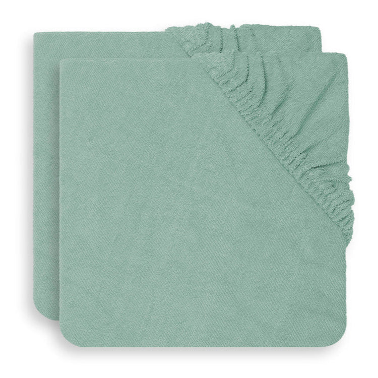 2-pack changing pad cover terry cloth - 75x85cm Ash Green