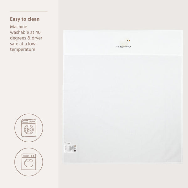 Ledikantlaken Eend (100x150 cm) - Offwhite