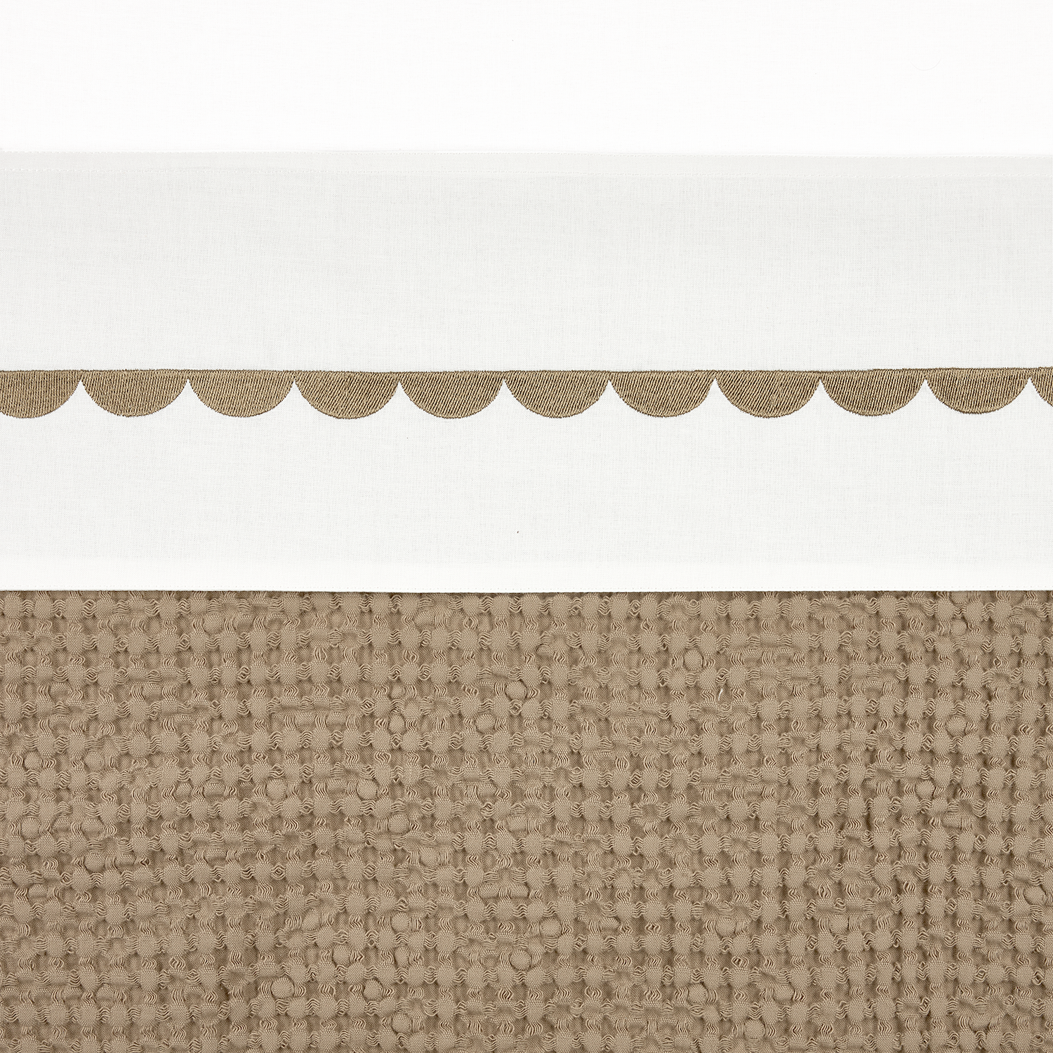 Wieglaken Boogjes (75x100 cm) - Taupe