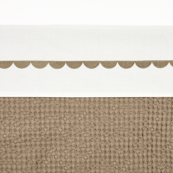 Wieglaken Boogjes (75x100 cm) - Taupe