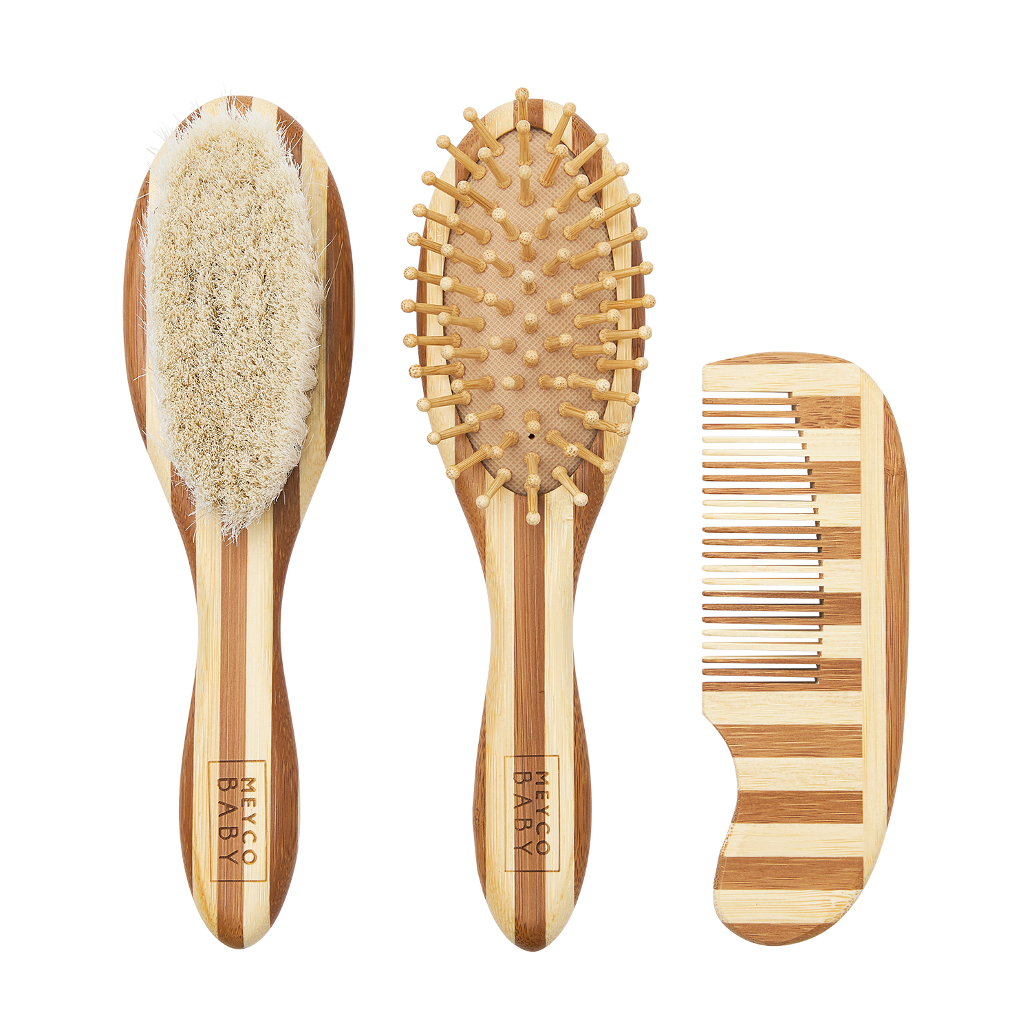 Bamboo Hair Set 3-piece