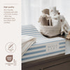 Aankleedkussen - Strip Blue