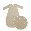 Slaapzak rond met vaste mouw - Sweet Hearts Sand (1.0 TOG)