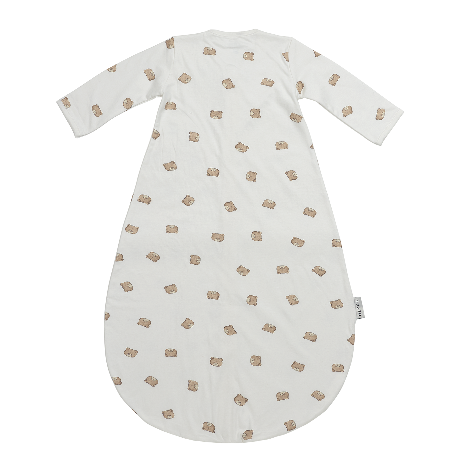 Round sleeping bag with fixed sleeves - Sweet Hearts Sand (1.0 TOG)